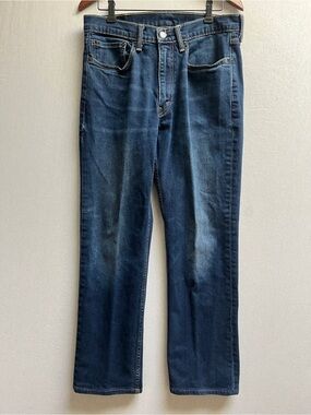 Levi's 514 Straight Fit Dark Wash Jeans Men's Sz 34